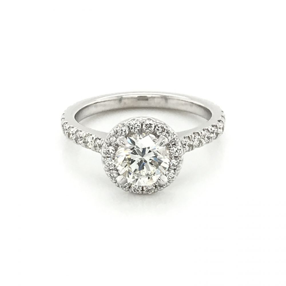 Birthstone and Diamond Halo-Style Ring - Available in All Bi | Harris  Jeweler | Troy, OH